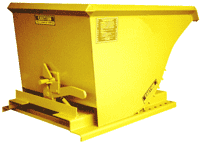 Self Dumping Hopper Ready to Transport Bulk Materials