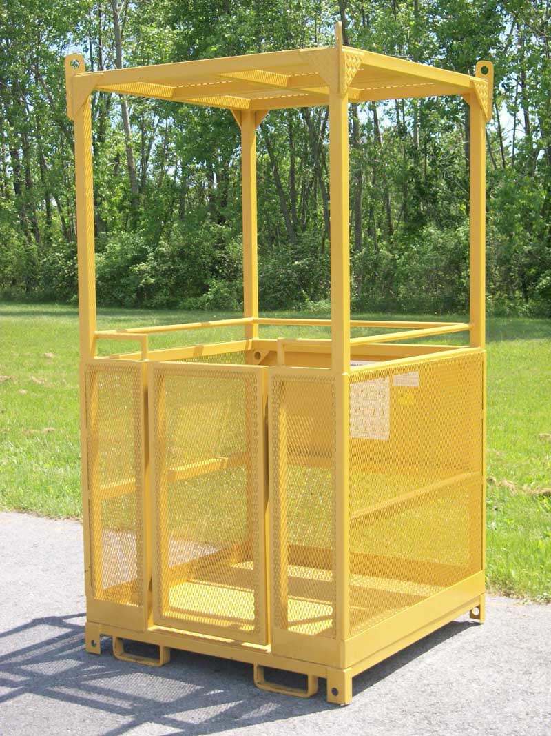 Safety Man Baskets For Industrial Use Including Forklifts Cranes