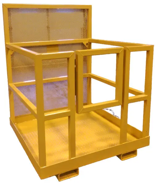 yellow forklift man basket, MBF-4848HD