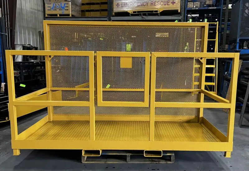 yellow forklift man basket, MBF-9648HD