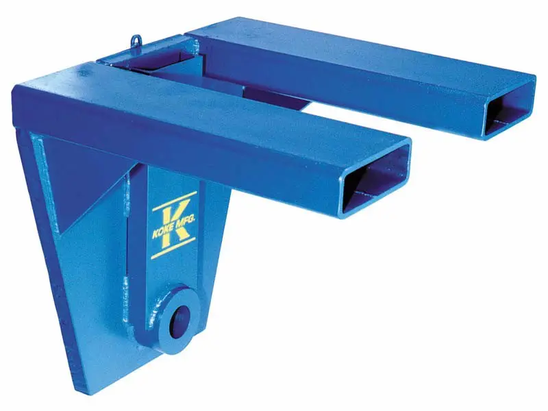 fork mount, inverted
