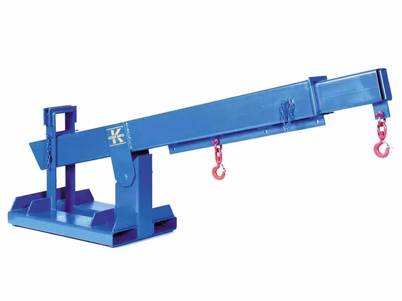 Forklift Booms Or Lift Tilt Jibs For Flexible Lifting Of Bulky Loads