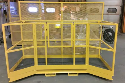 Beveled Front Basket