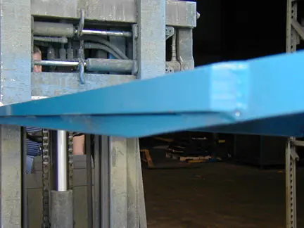 forklift fork extension reinforced