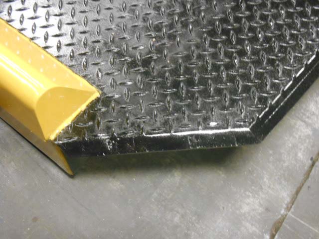 Chamfered Edge on Dock Board