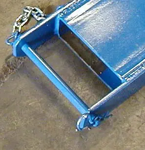 Boxed Forklift Fork Extensions For Odd Shaped Loads