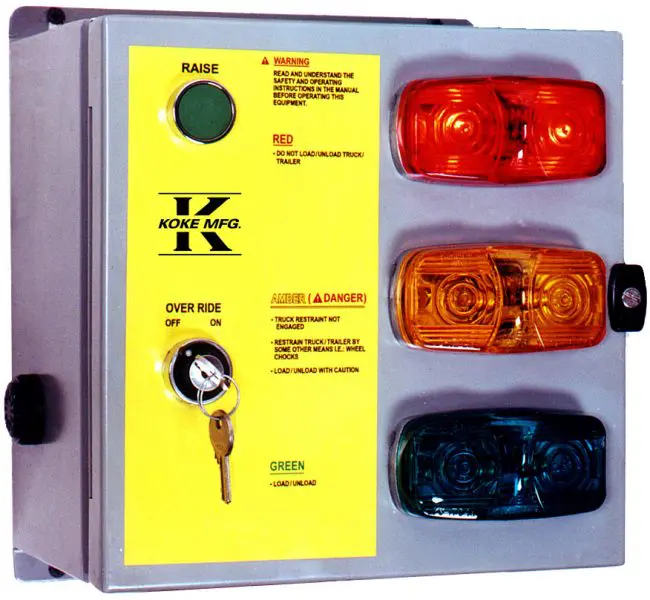 Control Box For Truck Restraint
