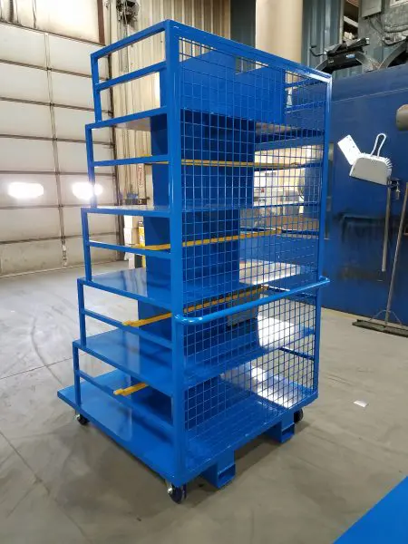 Cage Carts & Aluminum Deck Order Picker Carts